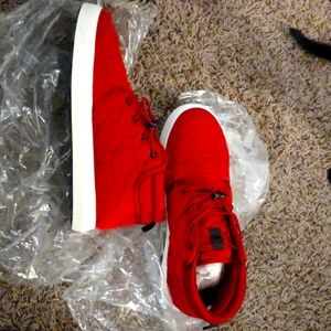 Size 9 1/2 red Sun Stone shoes